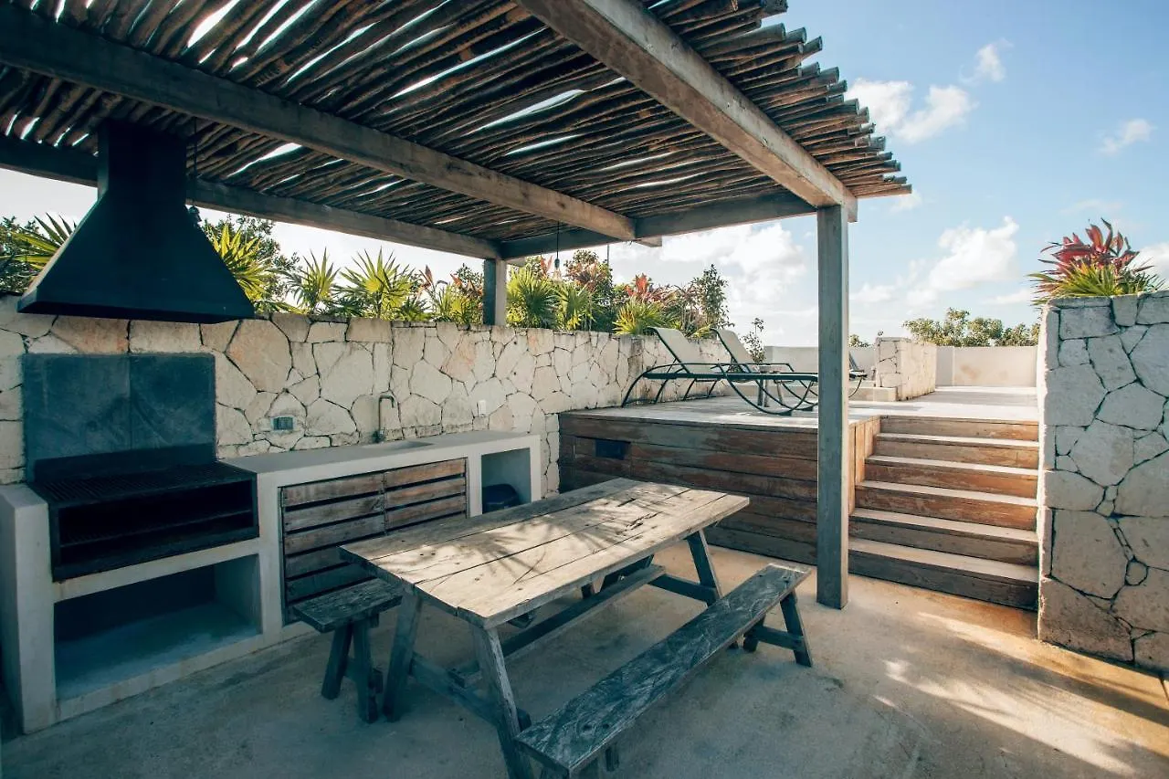 Vida Boho Apart 6 With Special Fee To Access Hotel Bardo Tulum Pueblo Appartement